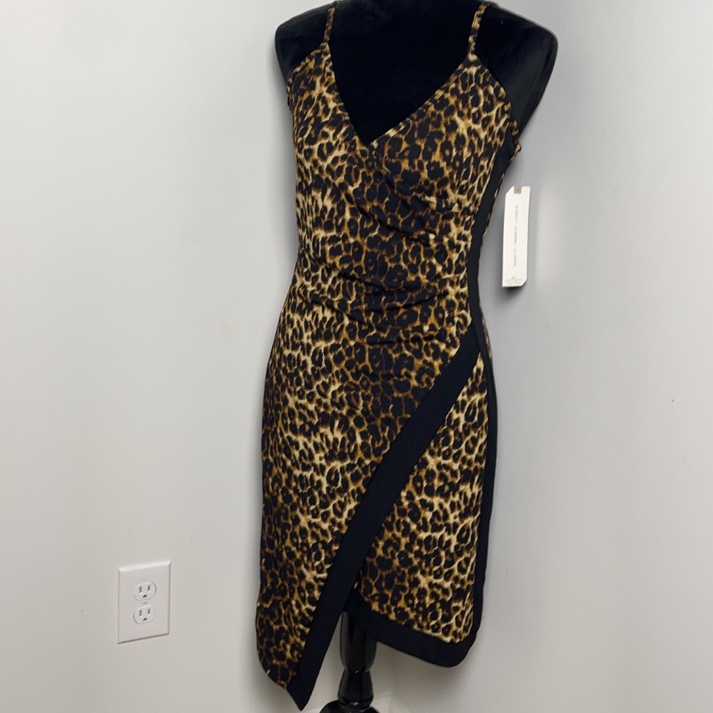 Leopard strap dress